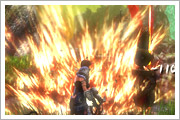 テンポの良いアクション性のある戦闘システム